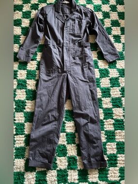 Alex Mill Classic Dark Gray Workwear Coverall Jumpsuit